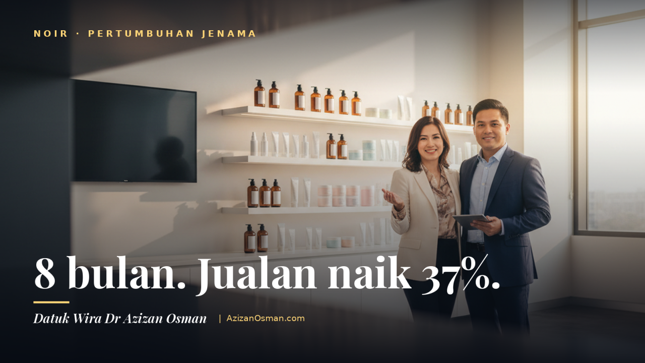 NOIR: dalam 8 bulan jualan naik 37% — Datuk Wira Dr Azizan Osman